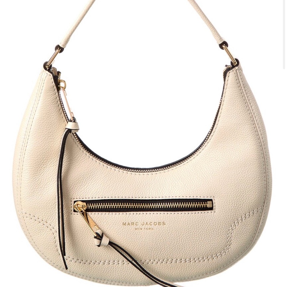 Marc Jacobs Off-White Leather Hobo Bag